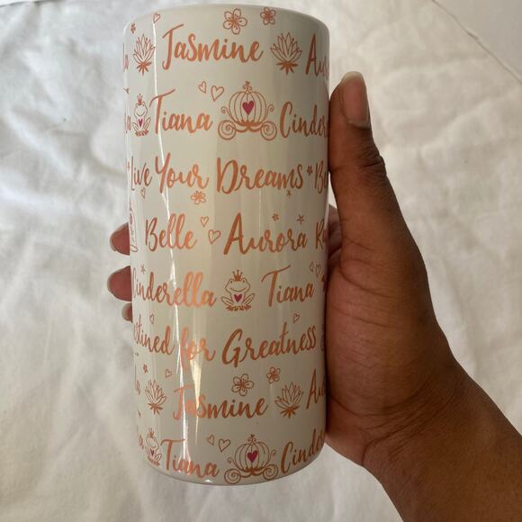 Disney Parks Princess Rose Gold Ceramic Mug - Picture 2 of 5